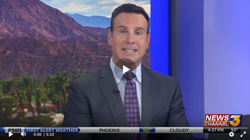 Sycamores joined Peter Daut on KESQ